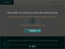 Tablet Screenshot of capitolahealers.com